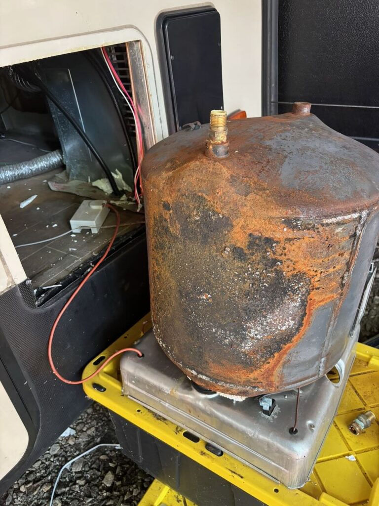 RV Water Heater Replacement